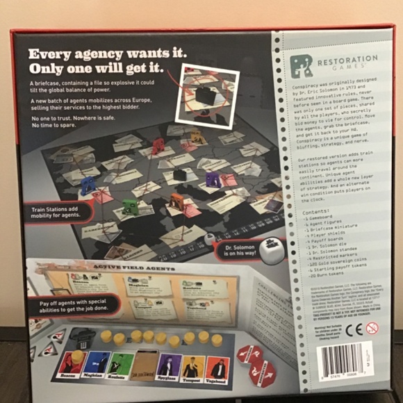 Conspiracy Board Game By Restoration Games - Picture 2 of 2